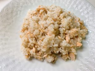 菜の花と鮭の親子ずし